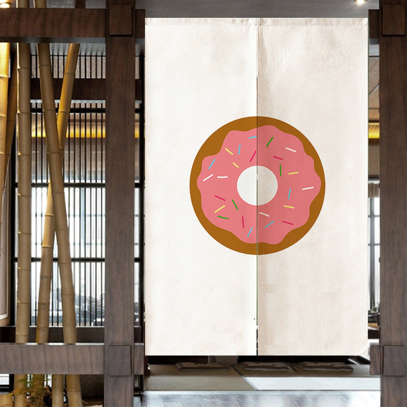 Pink Donut Door Curtain