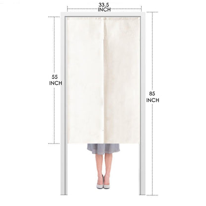 Moon and Sun Noren Doorway Curtain