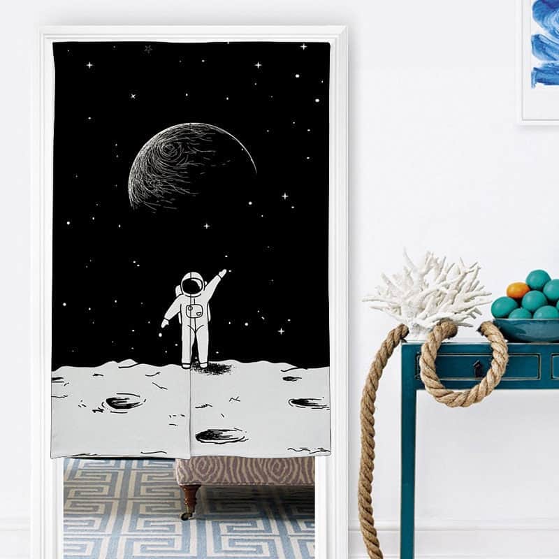 Spaceman Doorway Noren Curtain image 4