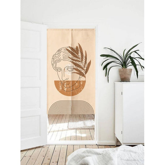 Pencil sketch portrait Doorway  Curtain Nore image 0