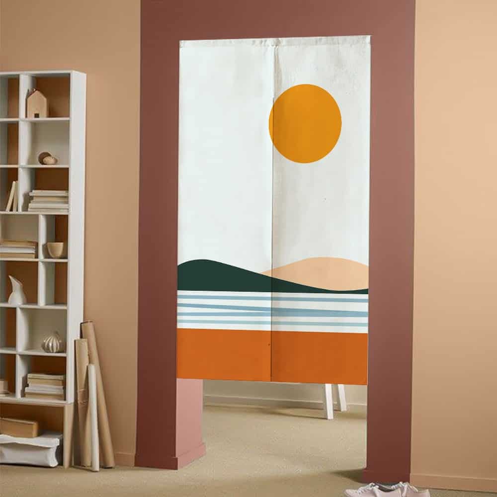 Unique Design Ikon Doorway Noren Curtain image 2