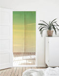 Grass green Doorway Noren Curtain image 0