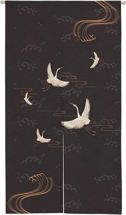 Chinese Traditional Ink Painting Doorway Curtain