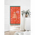 Hand Drawn Cat Art Print Doorway Curtain Noren image 0