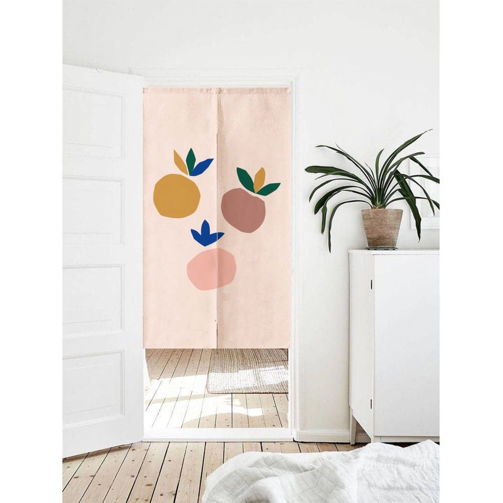 Colorful handprintsDoorway Entrance Curtain Noren image 0
