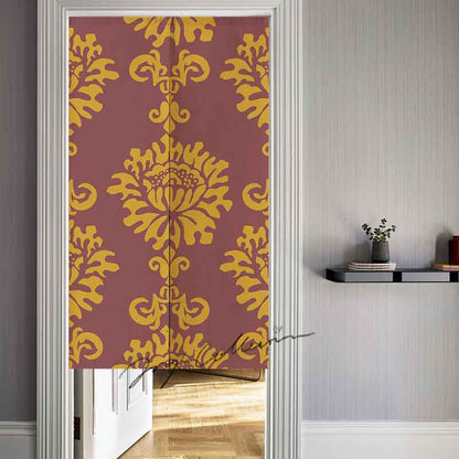 Baroque Style One Big Flower Door Curtain