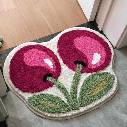 Cute Cherry Bath Mat