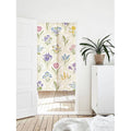 Spring Garden Floral Art Illustration Doorway Entrance Noren image 0