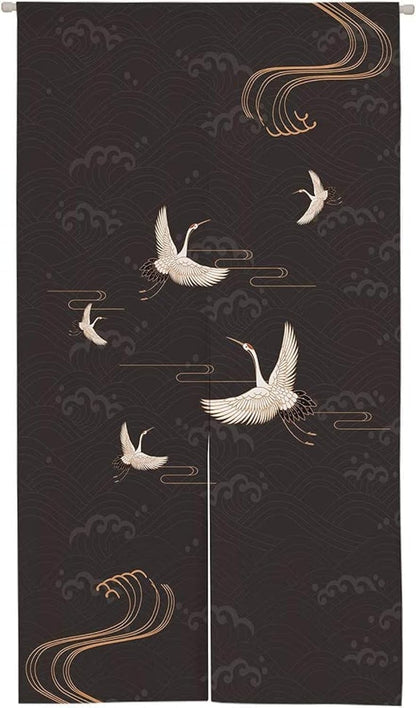 Chinese Traditional Ink Painting Doorway Curtain