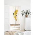 Hand Drawn Naughty Banana Art Print Doorway Curtain Noren image 0