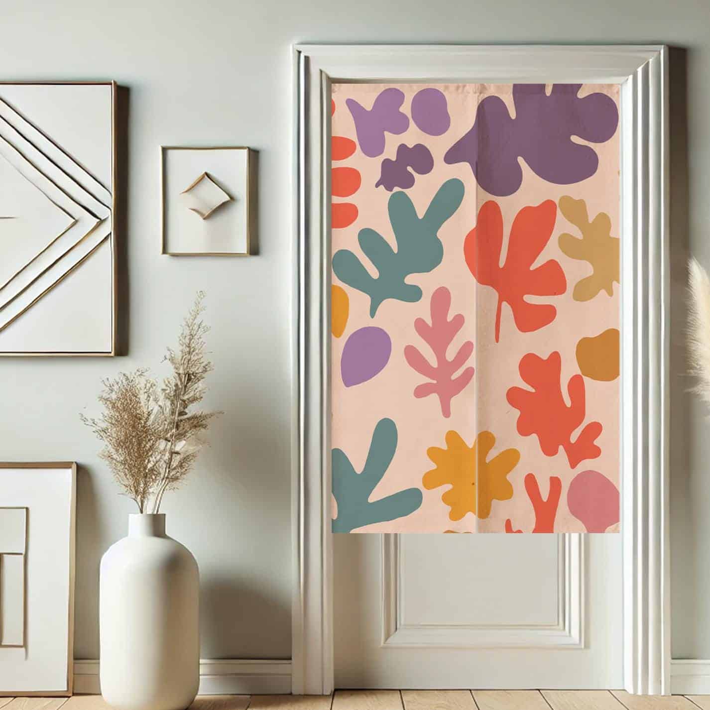 Maple Leaves Noren  Doorway Curtain image 0