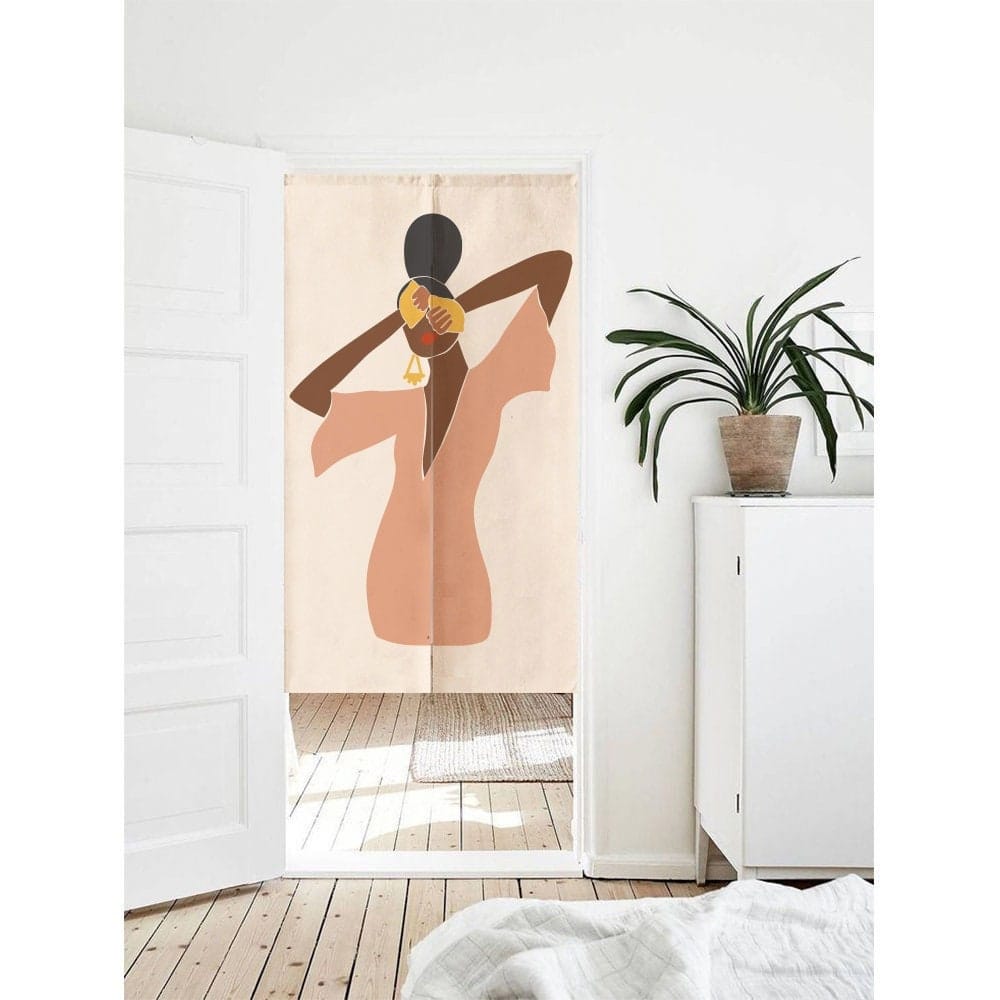 Watercolour Art Doorway Noren Curtain image 0