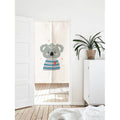 Unique Hand Drawn Koala Cartoon Art Print Doorway Curtain Noren image 0