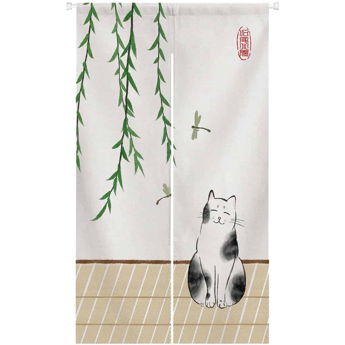 Cat Series  Noren Door Curtain image 0