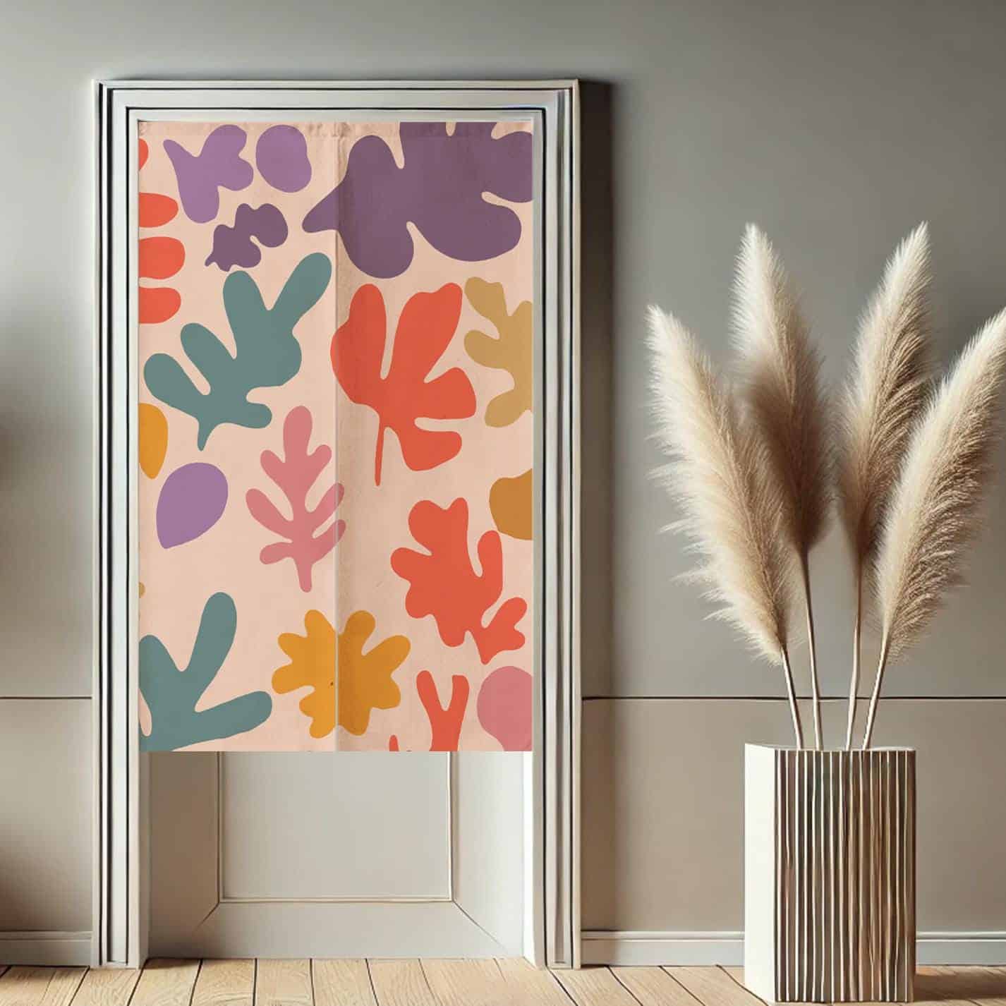 Maple Leaves Noren  Doorway Curtain image 1