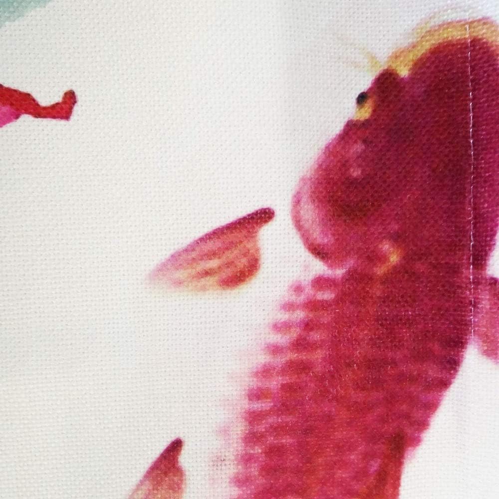 Chinese Ink Painting Koi Fish  Doorway Curtain image 2