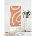 Modern Aesthetic Geometric Print Doorway Curtain Entrance Noren image 0