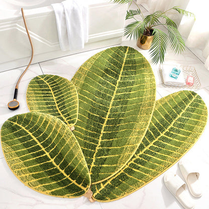 Banana Leaf Bath Mat Multiple Sized Mom‘s Day Gift
