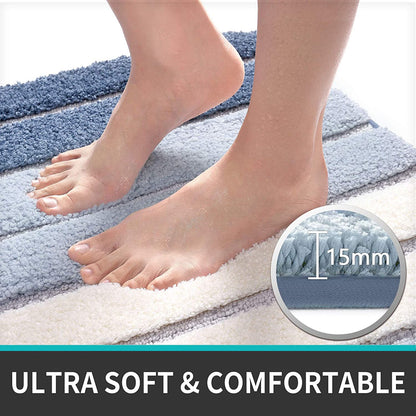 Color Stripes Bath Mat