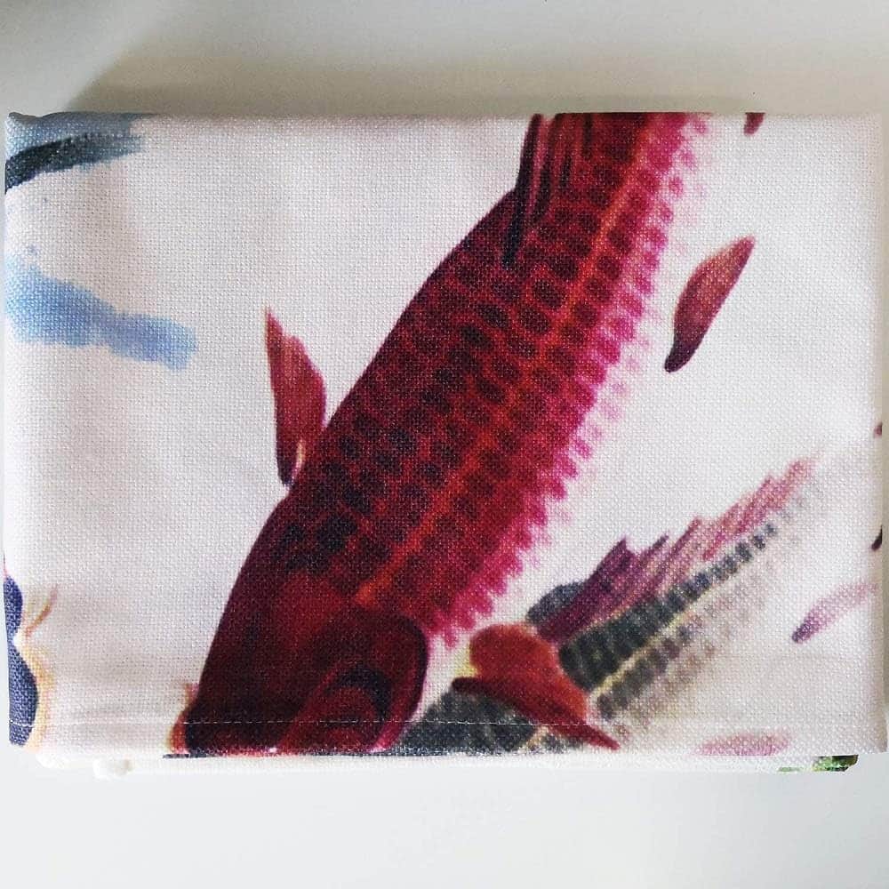 Chinese Ink Painting Koi Fish  Doorway Curtain image 4