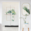 Green foliage Doorway Noren Curtain image 0