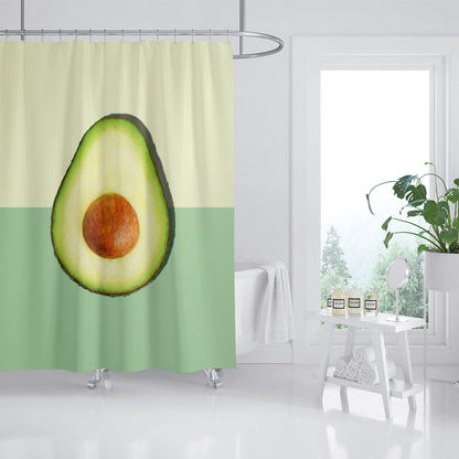 Cute Avocado Shower Curtain