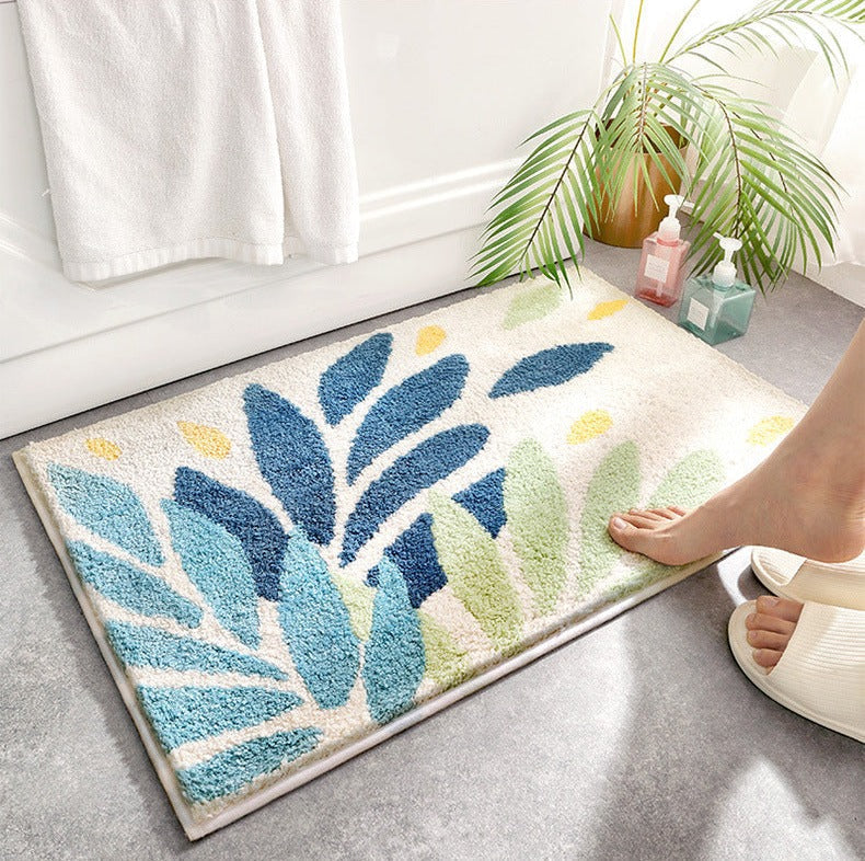 Flying Leaves Bath Mat – Ultra-Absorbent Plush Bathroom Rug