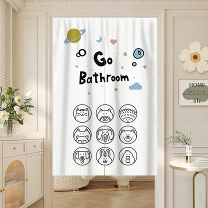 Healing Animals Door Curtain