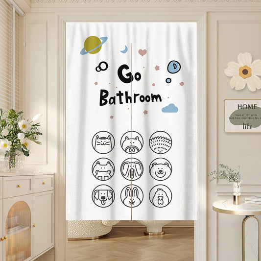 Healing Animals Door Curtain