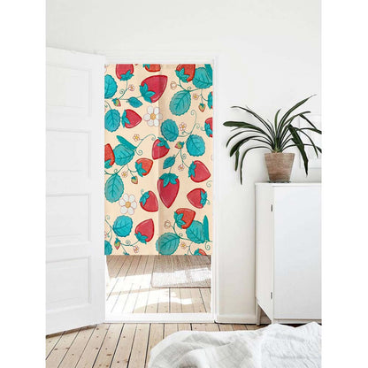 Strawberries and Cream Door Curtain