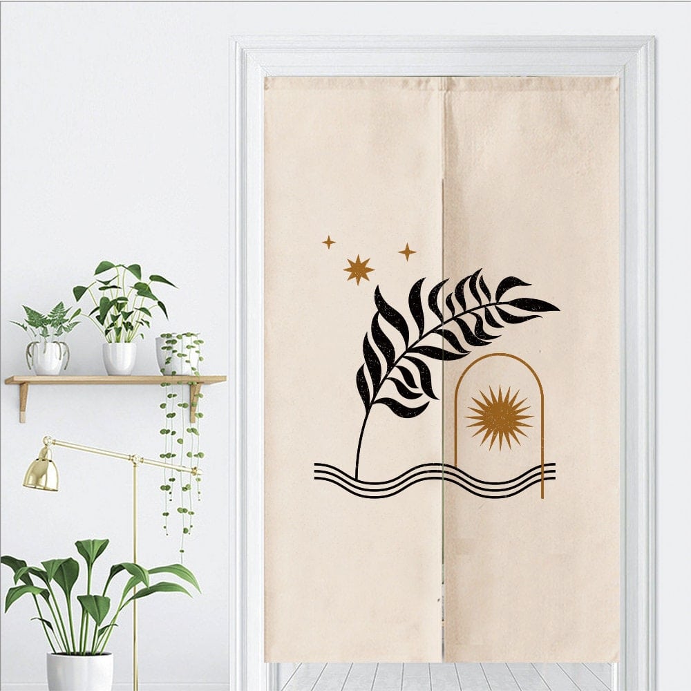 A single branchDoorway Curtain Noren image 1