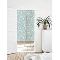 Blizzard Blue Flower Art Print Doorway Curtain Noren image 0