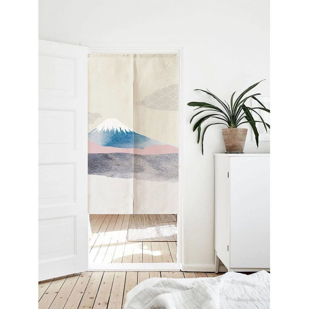 Japanese Fuji Mountain Doorway Noren Curtain image 0