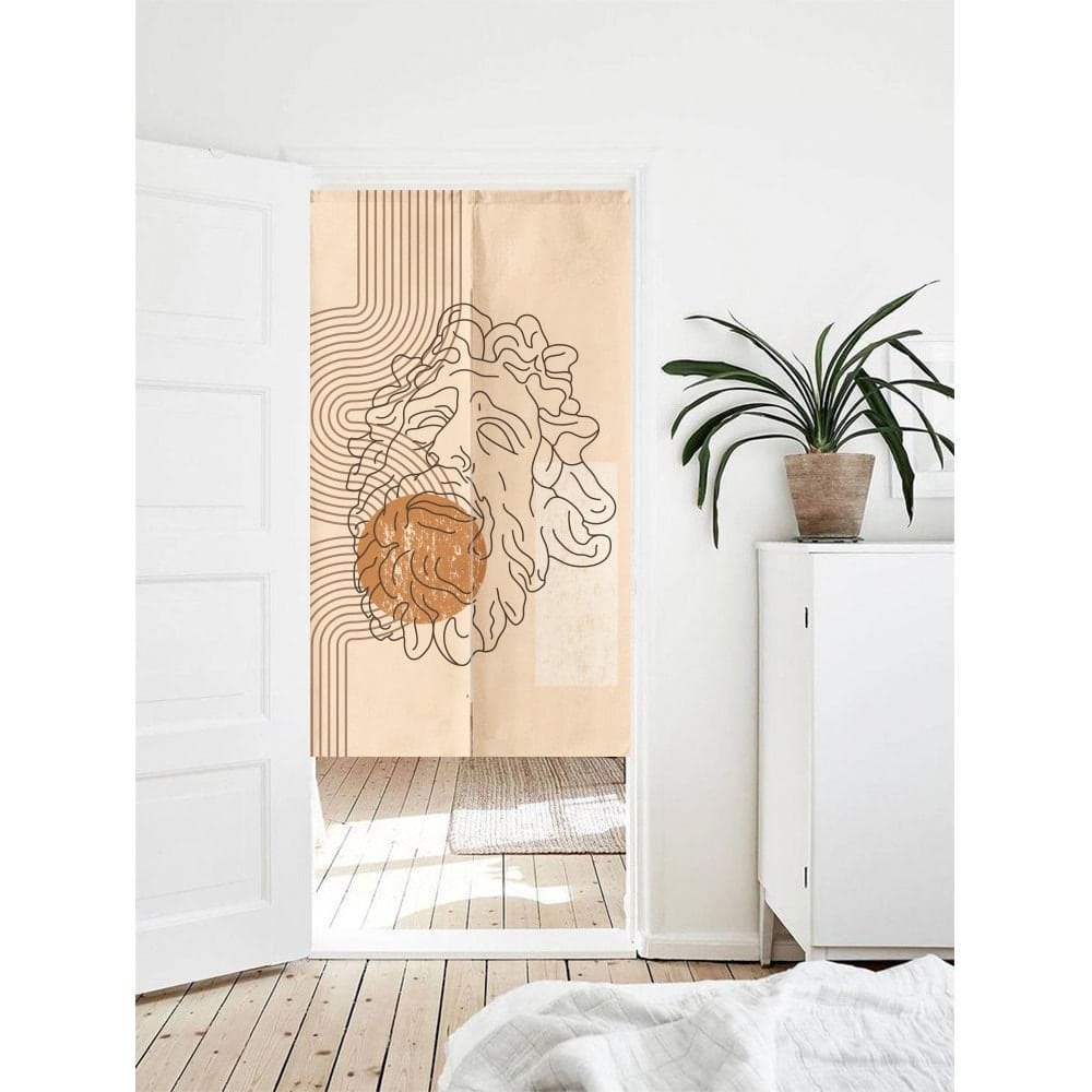 Portrait sketch Doorway  Curtain Noren image 0