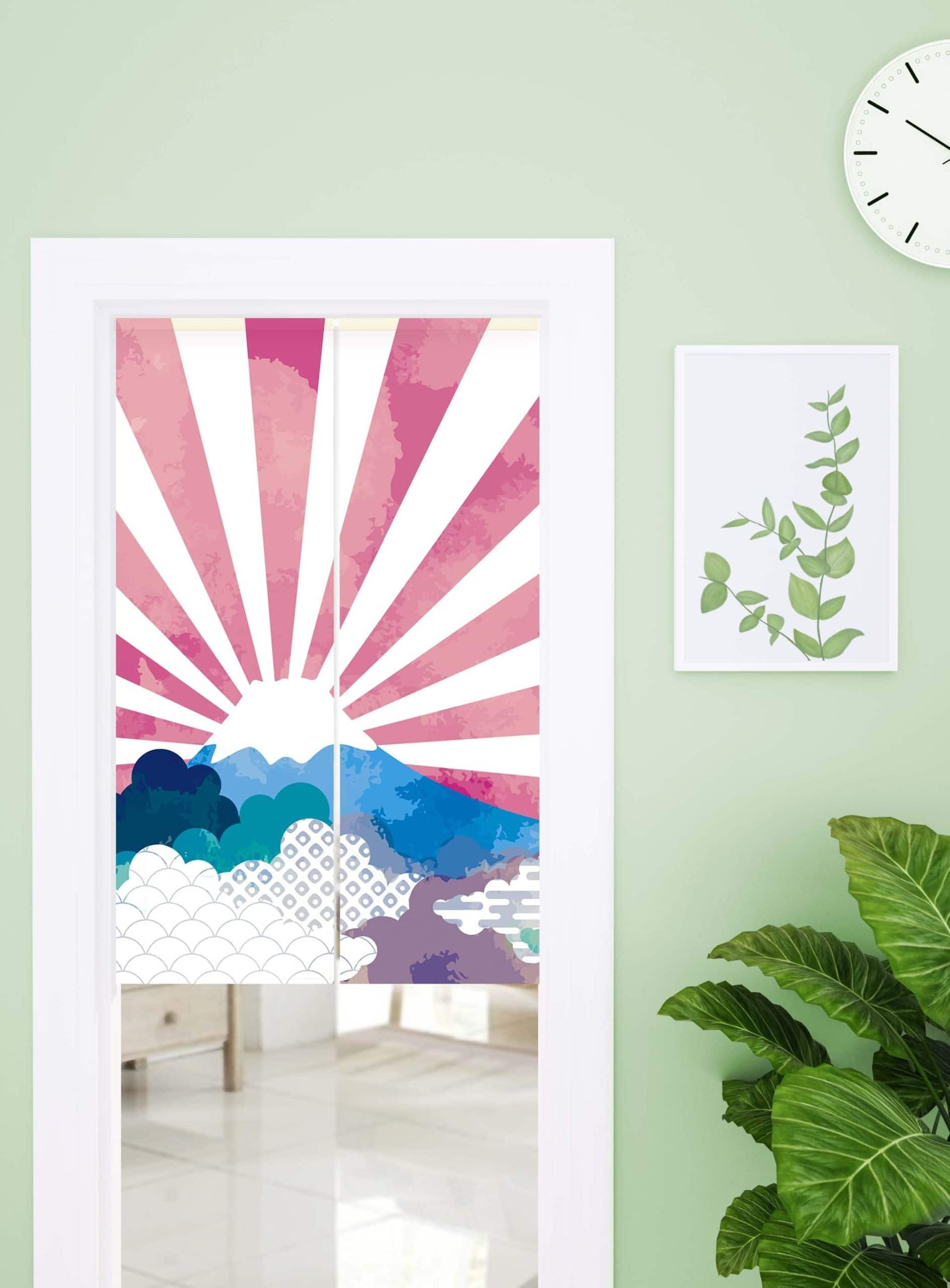Watercolour Art Doorway Noren Curtain image 0