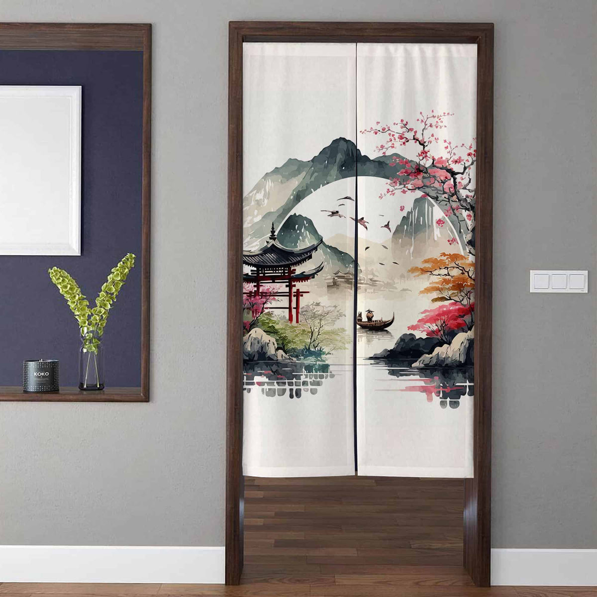 Oriental art Noren Door Curtains image 0