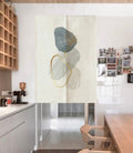 Abstract Modern Art Watercolor Shades Doorway Curtain Noren image 0