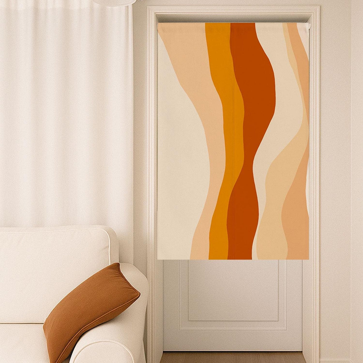 Orange Noren  Door Curtain image 2