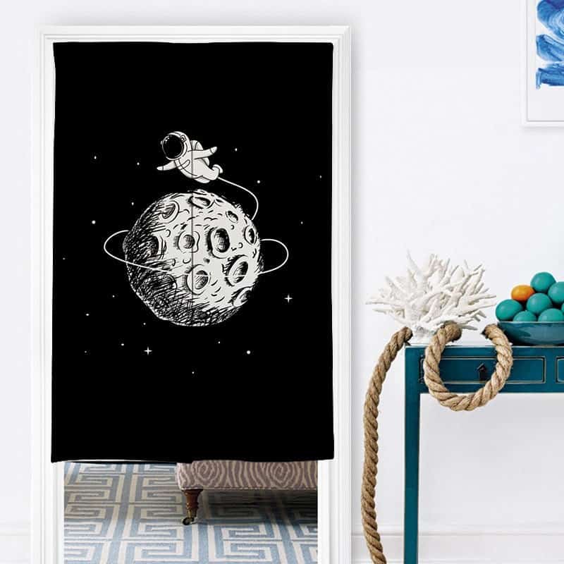 Spaceman Doorway Noren Curtain image 1