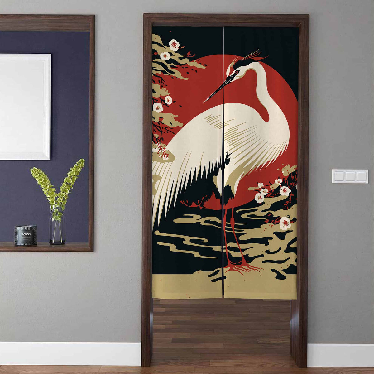 Art style Noren Door Curtains image 0