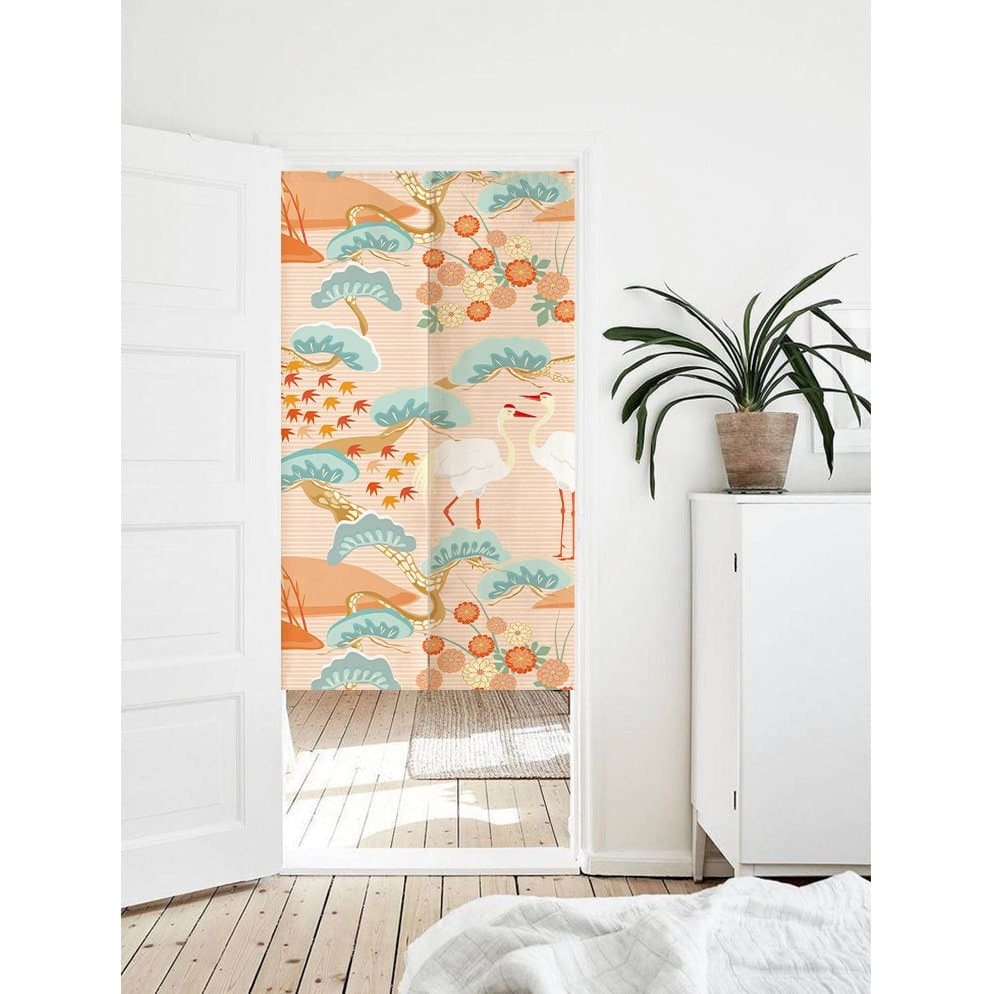 Colorful clouds Doorway Curtain Noren image 0