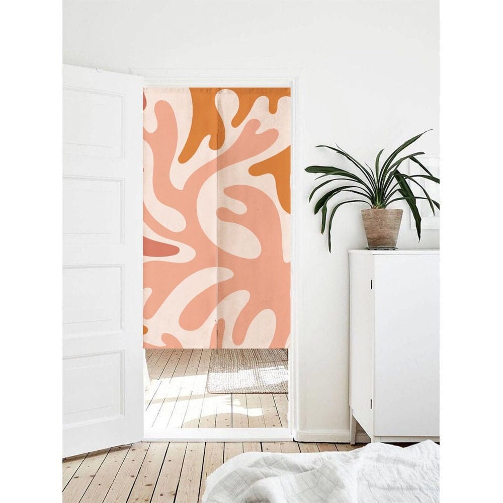 Cinnamon patterns Doorway Curtain Noren image 0