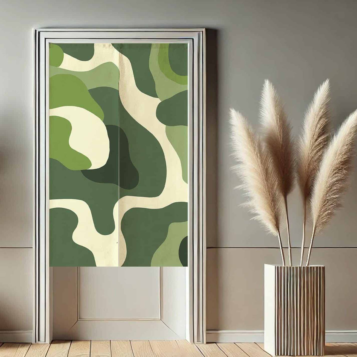 Green Moss Door Curtain image 0