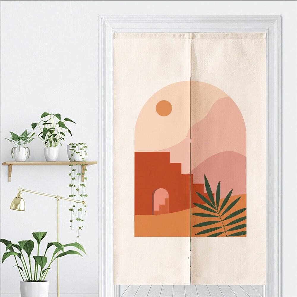 Sunset glow Doorway Curtain Noren image 1