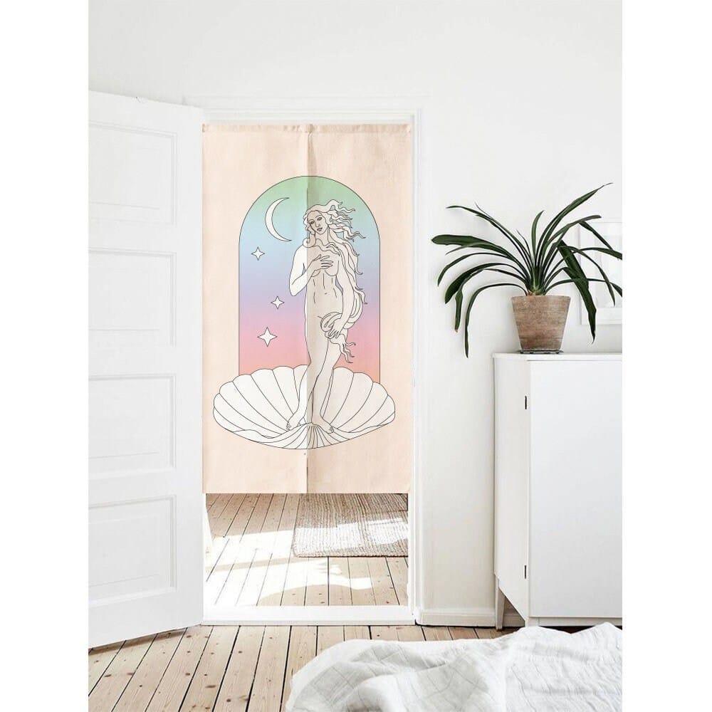 Venus Goddess of Love Beauty Art Print Doorway Curtain Noren image 0