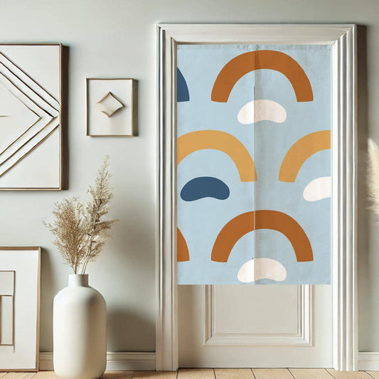 Cute Clouds Noren Doorway Curtain image 0