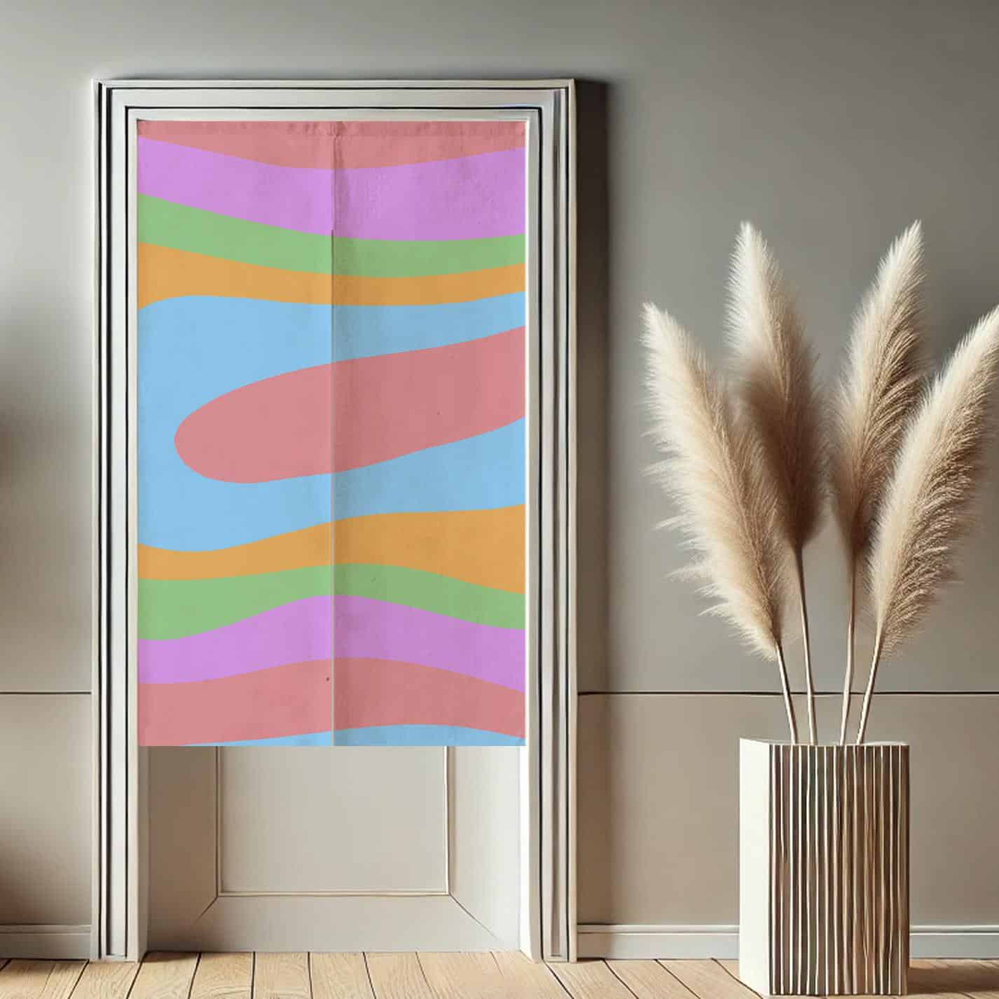 Colorful  Door Curtain image 0