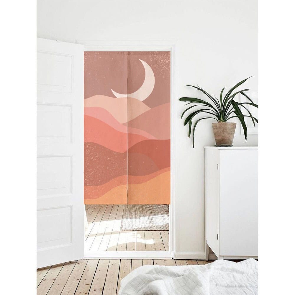 Sunset sky Doorway Curtain Noren image 0