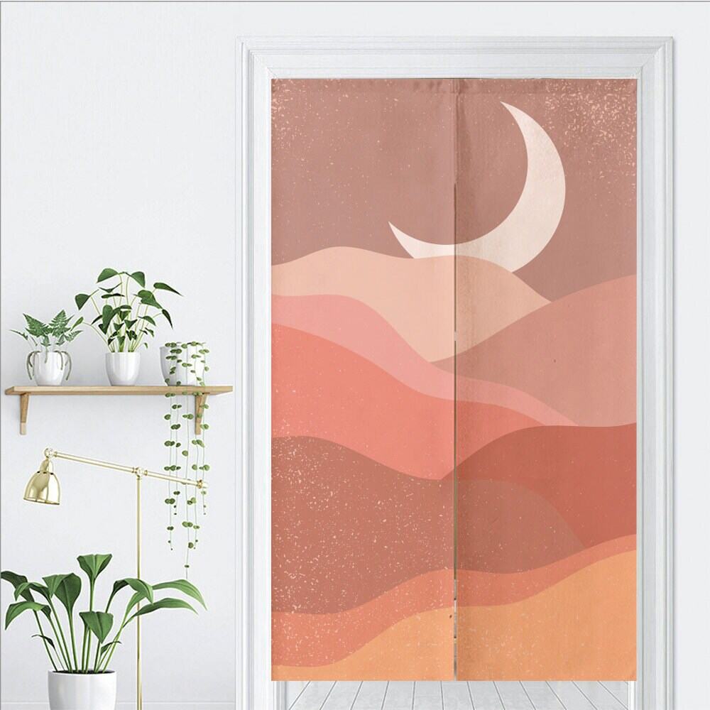 Sunset sky Doorway Curtain Noren image 1