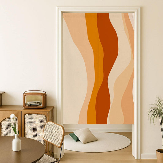 Orange Noren  Door Curtain image 0